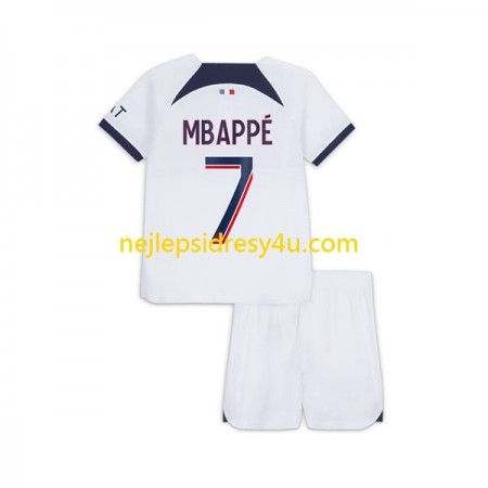Fotbalový Dres Paris Saint-Germain PSG Kylian Mbappé 7 Dětské Venkovní 2023/24